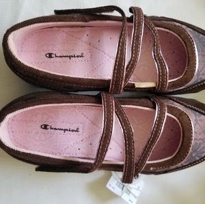 Champion Girl Brown/Pink Shoes